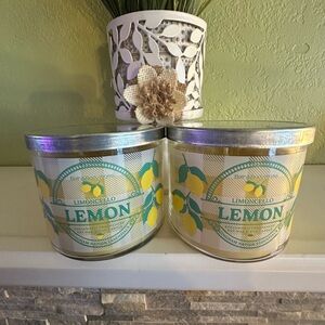 Limoncello Lemon Scented Candles By BBW